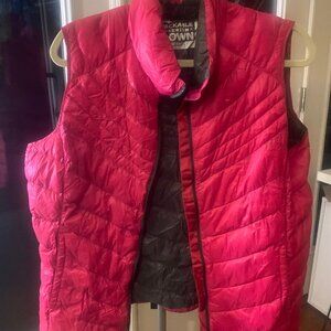 Xersion Performance Pink Packable Premium Down Quilted Puffer Vest, XL, New